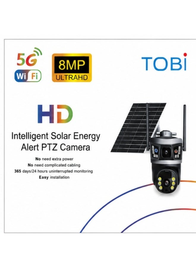 TOBI TOBI Ultra Hd Solar Ptz Security Camera
