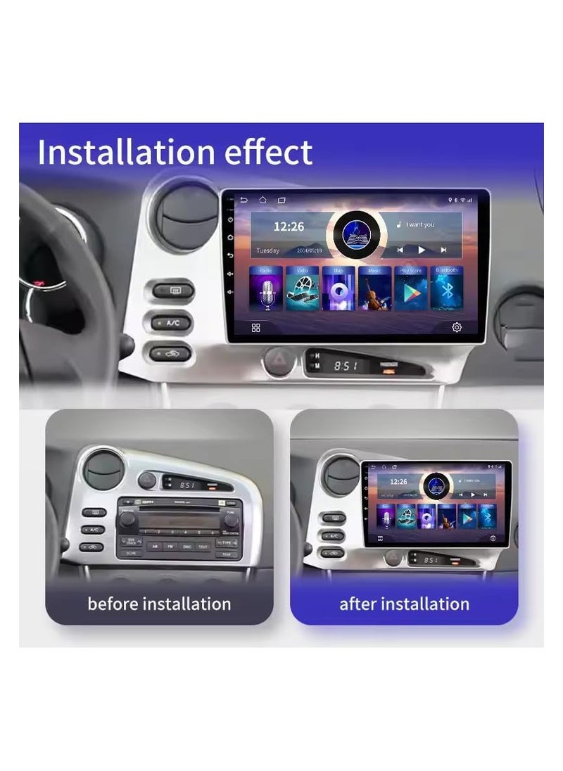 SHEZA STAR - Android Car Stereo for Toyota Corolla Matrix E140 2003 2004 2005 2006 2007 2008 4GB RAM 64GB ROM 9 Inch Support Apple Carplay,MirrorLink WiFi BT, IPS Touch Screen with AHD Camera Included - Image 1
