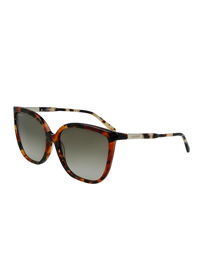 LACOSTE Women's UV Protection Butterfly Sunglasses - 886895518468 - Lens Size: 59 Mm - Image 1