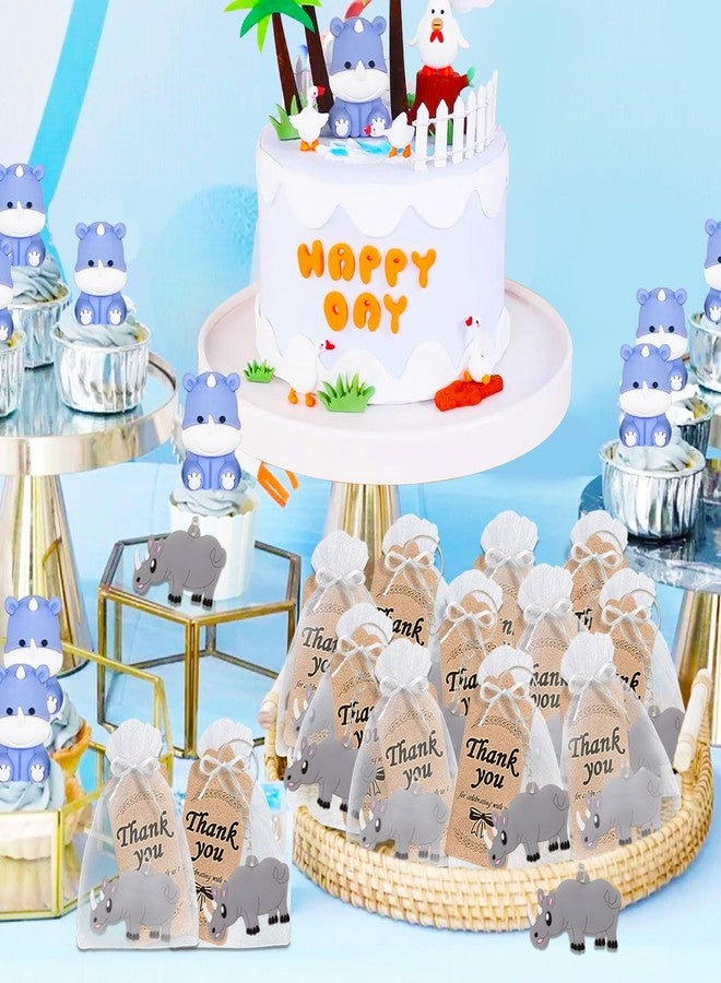 CiciBear مجموعة سلاسل مفاتيح وحيد القرن من سيسي بير، 40 قطعة، مثالية لحفلات أعياد الميلاد، والكرنفالات، وحقائب الهدايا، والذكرى السنوية، باللون البني. - Image 5