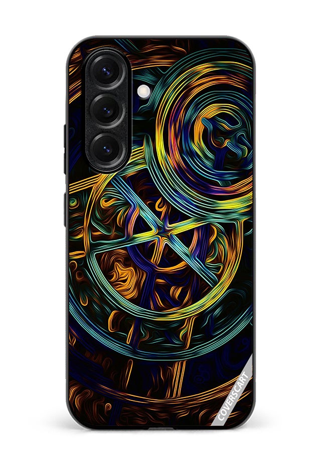 VR CREATIVE Protective Case Cover For Samsung Galaxy S25 Abstract Design Multicolour