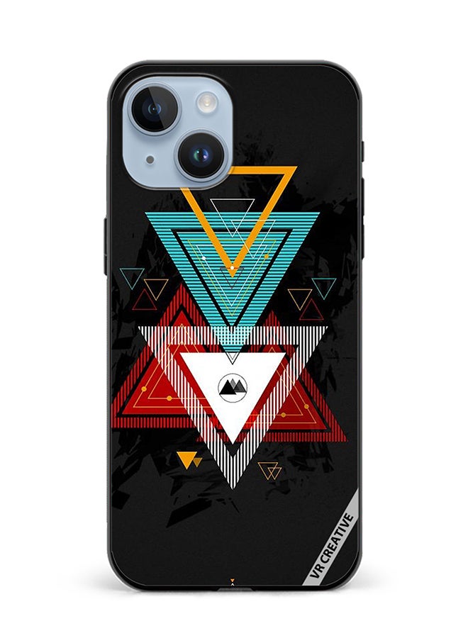 VR CREATIVE Protective Case Cover For Apple iPhone 15 Plus Texture Design Multicolour - Image 1