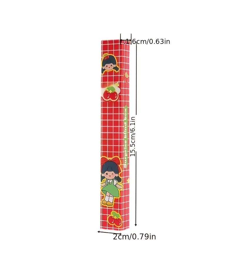 Colorful Array Creative Cartoon Click Pen Set 4Pcs Cute Inspirational Funny Gift Stationery - Image 3