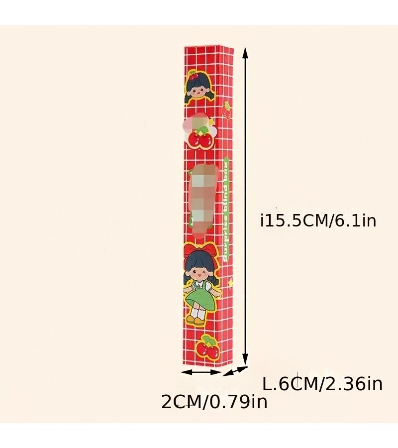Colorful Array Creative Cartoon Click Pen Set 4Pcs Cute Inspirational Funny Gift Stationery - Image 2