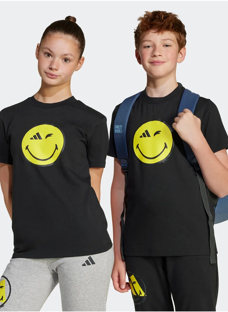 Adidas Youth Smileyworld Graphics T-Shirt