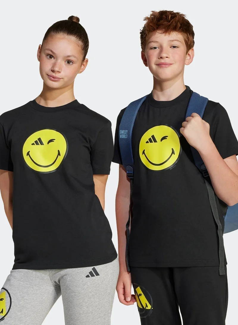 Adidas Youth Smileyworld Graphics T-Shirt