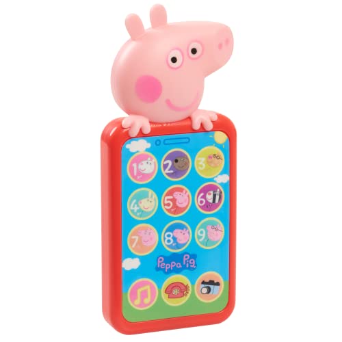 Just Play Peppa Pig Have a Chat Cell Phone, Toy Phone with Realistic Sounds and Light Up Buttons, Kids Toys for Ages 3 Up by Just Play - Image 4