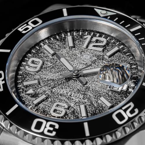 ADDIESDIVE Diver Watches for Men 41 MM Quartz Underwater Sports Watch Easy to Read Dial 200 M Waterproof Luminous Analog Grey Gradient Dial - Image 4
