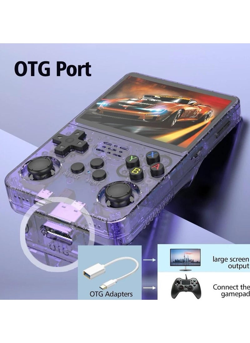 Generic - Handheld Game Console Mini Acrade Built in 25000 Games 16G+128G 3.5 Inch IPS Screen Retro Portable Video Game Machine for Adults Kids with RK3566 CPU Dual Linux System - Image 1