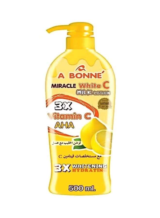 A BONNE Miracle White C Milk Lotion, 500ml