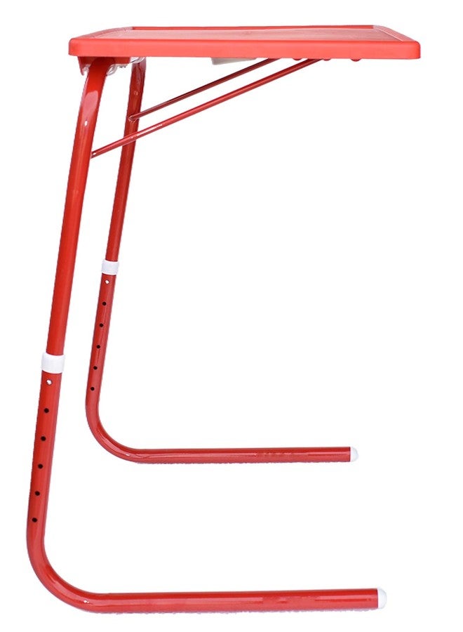 GRAPHITOS Table Foldable and Adjustable for Laptop and Study with Cup Holder (Standard, Red) - Image 3