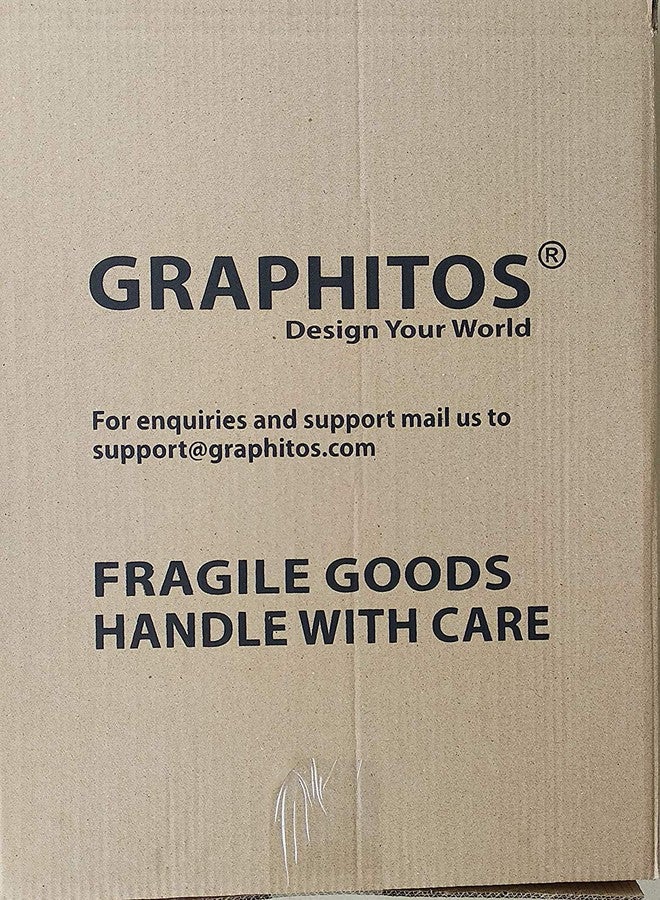 GRAPHITOS Table Foldable and Adjustable for Laptop and Study with Cup Holder (Standard, Red) - Image 5