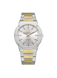 BEVERLY HILLS POLO CLUB BEVERLY HILLS POLO CLUB BP3717X.230 Men's Analog Display Watch & Metal Strap Silver/Gold  - Image 1