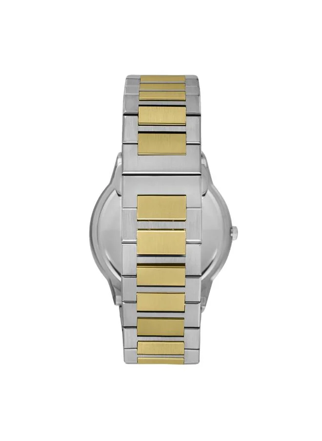 BEVERLY HILLS POLO CLUB BEVERLY HILLS POLO CLUB BP3717X.230 Men's Analog Display Watch & Metal Strap Silver/Gold