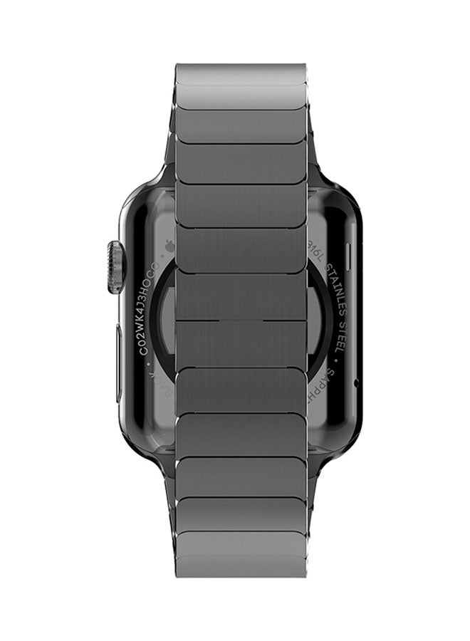 Voberry Replacement Band For Apple Watch Series 3/2/1 Black - Image 2