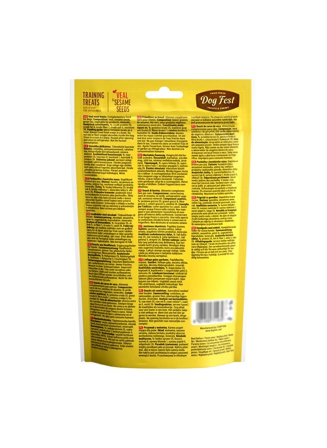 Dog Fest Training Treats Veal  And Sesame Seeds - 90G  - Image 2