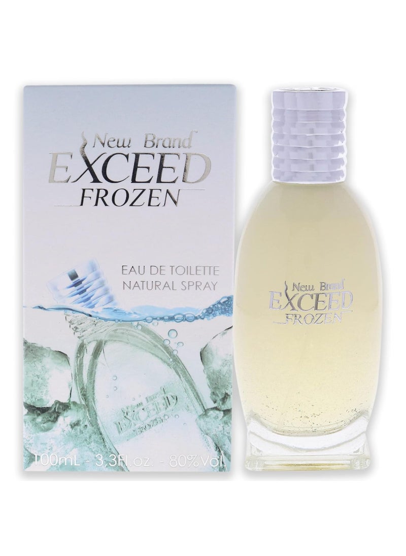 NEW BRAND New Brand Exceed Frozen EDT Spray Men 3.3 oz 