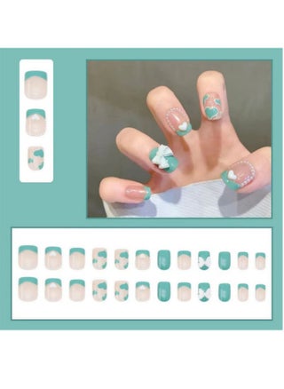 WR021 mint green love heart