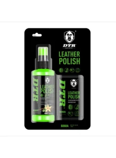 DTR | Leather Polish | Vanilla | D203V | 300 ml – Shine & Protection for Leather Surfaces