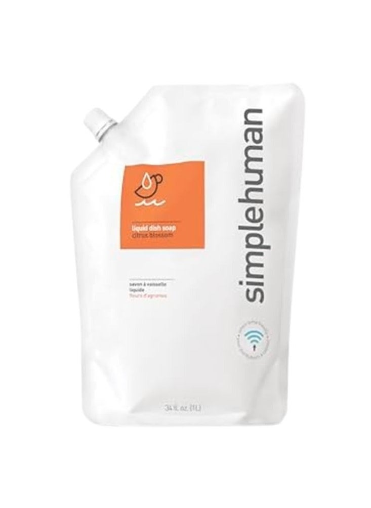 simplehuman Citrus Blossom Dish Soap Refill Pouch, 34 Fl Oz. - pzsku/ZD01FE97D6E37CD4CB736Z/45/_/1740627521/8f1f8679-5acc-4cdc-891d-3c7b93ed1f3f