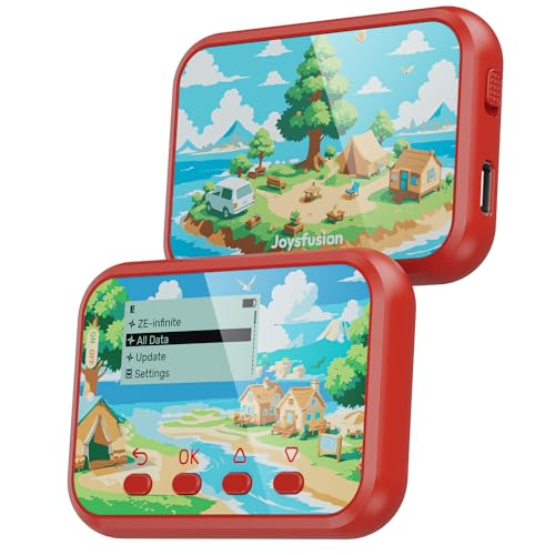 Joysfusion NFC Emulator Store 3000 NFC Data Support Ulimited Scan 12 Screen Easy Button Controls Rechargeable for Endless Play Compatible with 50 Games Red - Image 1