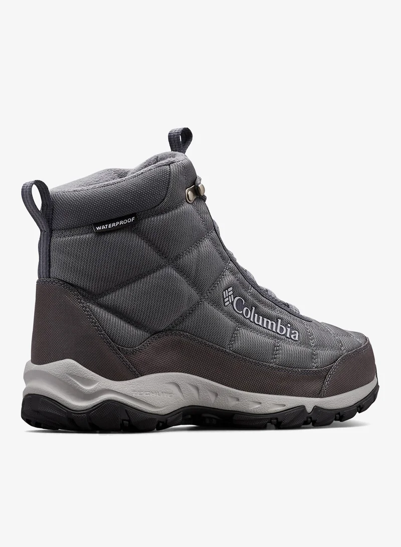 Columbia Grey Men's Firecamp II Waterproof Winter Hiking Shoes for Men | Best Price UAE