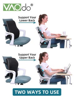 Lumbar Support Pillow for Office Chair Back Support Pillow for Car Computer Gaming Chair Recliner Memory Foam Back Cushion for Pain Relief Improve Posture Mesh Cover Double Adjustable Straps - pzsku/ZD0201691F891D025F5F9Z/45/_/1735116657/a717c992-a118-4f06-8a19-6d13f0f14219