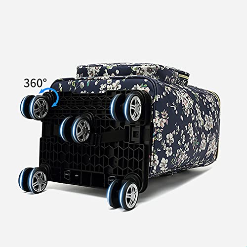 KKTAPOS Backpack Trolley - 5 Wheels Folding Compact Lightweight Luggage Cart, Travel Trolley for Bags/Lunch Backpack/Golf Bag (5 Wheels) - Image 3
