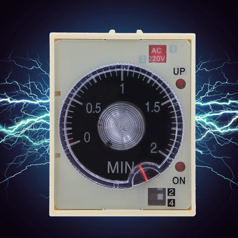 مقبض قابل للتعديل لمؤقت التأخير ومؤقت الوقت - غلاف PC عالي الجودة - النوع ST3PA F - جهد AC220V 50/60Hz - Image 2