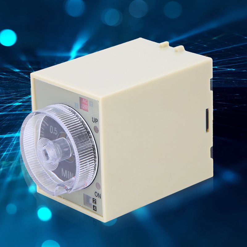 مقبض قابل للتعديل لمؤقت التأخير ومؤقت الوقت - غلاف PC عالي الجودة - النوع ST3PA F - جهد AC220V 50/60Hz - Image 3