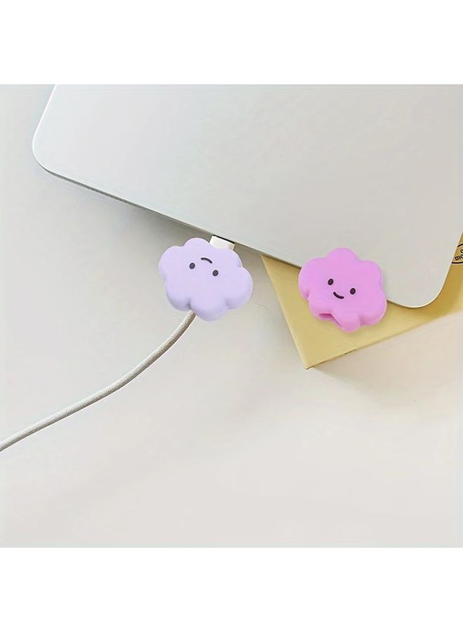 White Charging Port Protection Cover For 20W Fast Charging Cable Anti Break - Image 3