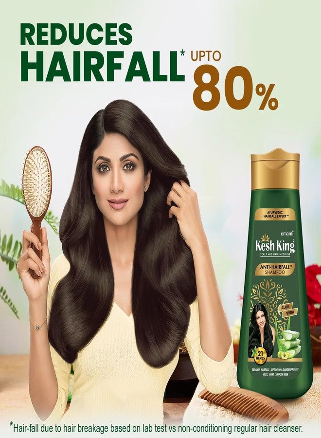 KESH KING Anti Hairfall Shampoo | with 21 Ayurvedic Herbs & Aloe Vera | Provides Healthy Nourished Scalp | for Shiny & Smooth Hair | 6.76 Fl Oz/200ml - Image 5