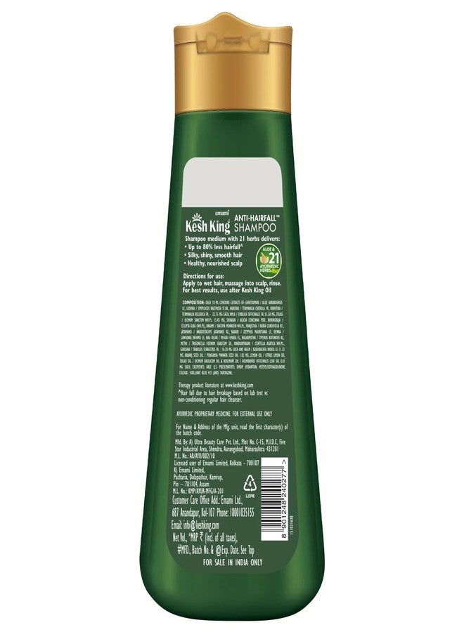 KESH KING Anti Hairfall Shampoo | with 21 Ayurvedic Herbs & Aloe Vera | Provides Healthy Nourished Scalp | for Shiny & Smooth Hair | 6.76 Fl Oz/200ml - Image 2