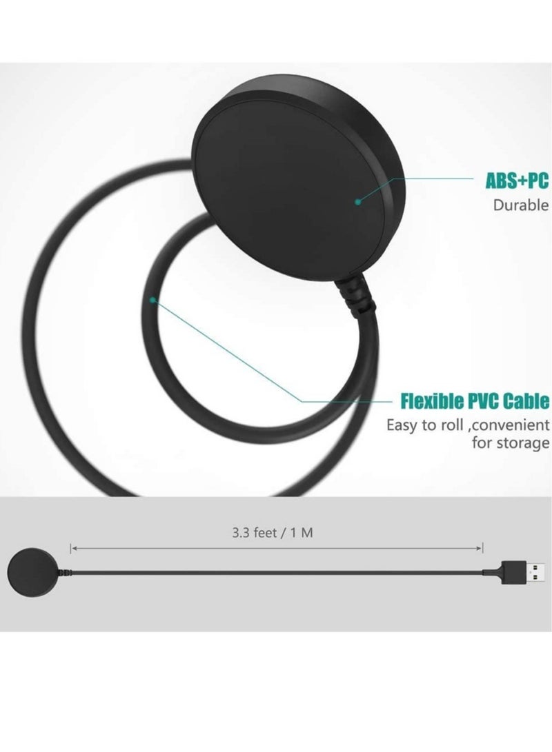 ELTRAZONE Charger Compatible with Samsung Galaxy Watch 4/4 Classic Watch3 Active 1 2 SM-R500 SM-R830 SM-R820 SM-R840 SM-R850 - USB Charging Cable 3.3ft 100cm - Image 3