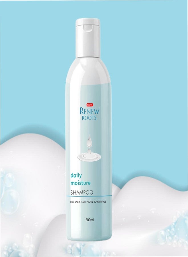 Renew Roots Renew Root Daily Moisture Shampoo (200 ml), Advanced Haircare Solution Repairs & Protects Hair from Damage | For Dry & Damaged Hair For Men And Women - Image 1