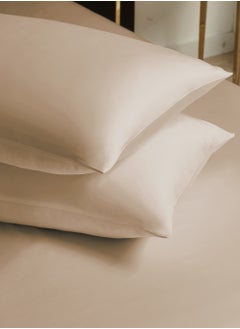 Master Home Textile Single 100% Rayon Of Bamboo Cooling Fitted Sheet, Fitted Sheet With Elastic 120x200+30 cm, Breathable Silky Soft, Single Size 2 Pieces  - Image 5