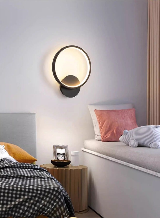 HOOPZOZA LED Wall Sconce Lighting Wall Lights Indoor 3 Brightness Level Wall Mounted Lamp Bedside Lamps Simple Stylish Fixture for Stairs Living Room Aisle Hallway - Image 2