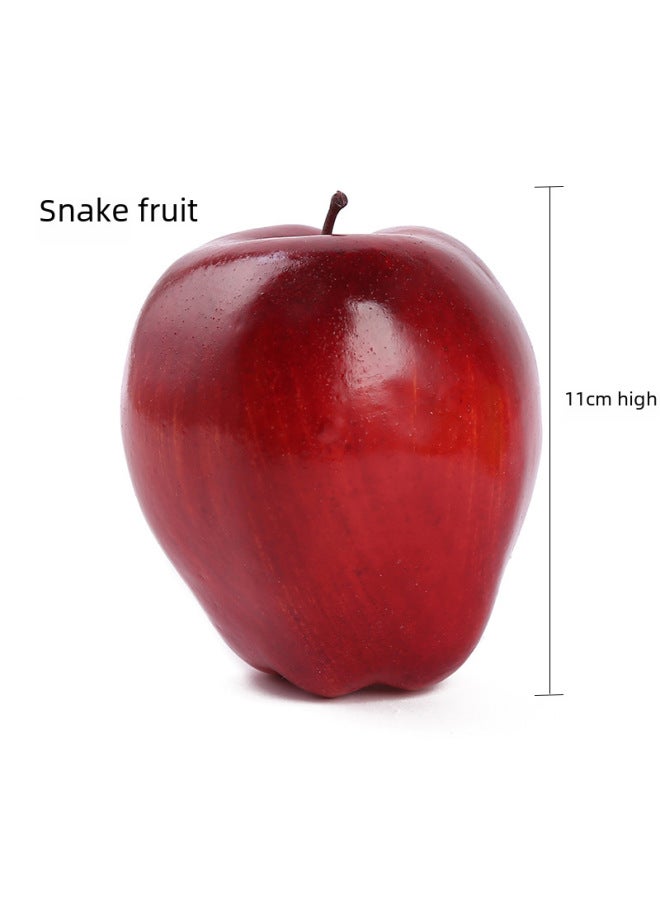 Simulation Fruit And Vegetable Simulation Green For Apple Red For Apple Snake Fruit Cabinet Decoration Photography Props Simulation Fruit-Color:Snake Fruit  - Image 4