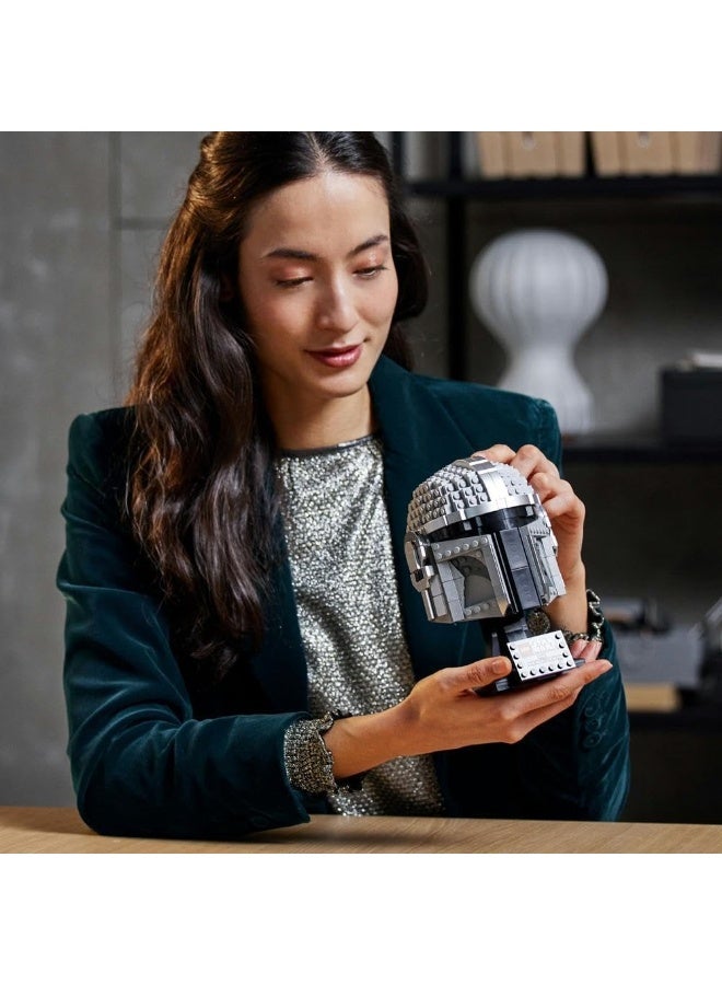 ليغو مجموعة بناء نموذج خوذة الماندالوريان من سلسلة حرب النجوم من ليغو (رقم 75328) - Image 5