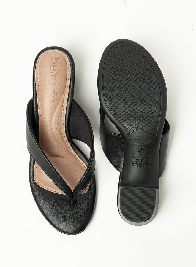 Beira Rio Embellished Open Toe Flat Sandals - Image 3