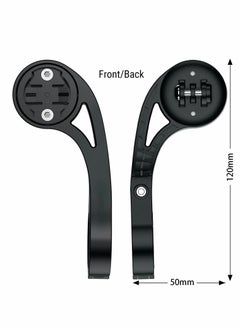 Y&D Out Front Mount Compatible with Garmin Edge GPS Bike Computer, XOSS G/G+, iGPSPORT - Cycling Handlebar 25.4mm 31.8mm Light Holder Gopro Camera Bracket  - Image 2