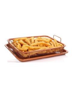 Tray with Non-Stick Copper Grid Fits Oven - Copper Color2×1 - pzsku/ZD020BE57F00011F6EDFEZ/45/_/1735468304/2452d168-061a-4ffd-bb22-2a25c395bbe8