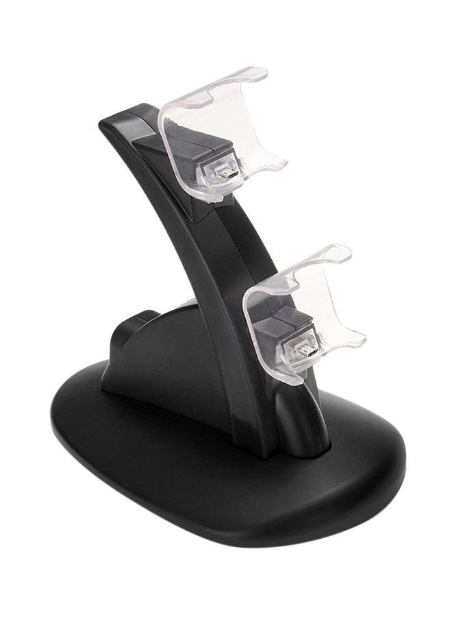 NIBEMINENT Controller Charging Stand For PlayStation 4 Black/Clear - Image 1