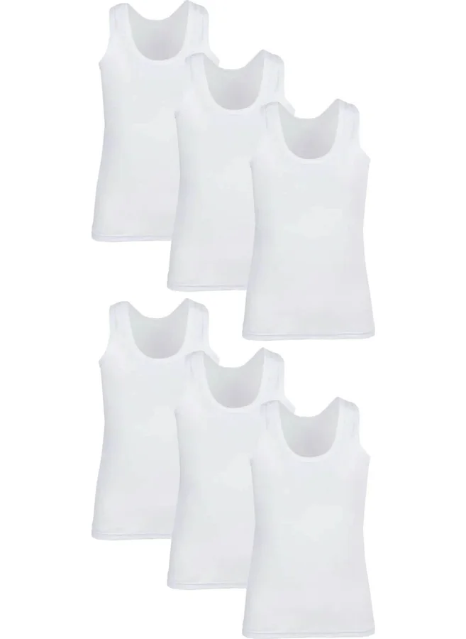 Hepsine Rakip Rival of All 6-Piece Boys Cotton Combed Cotton Undershirt