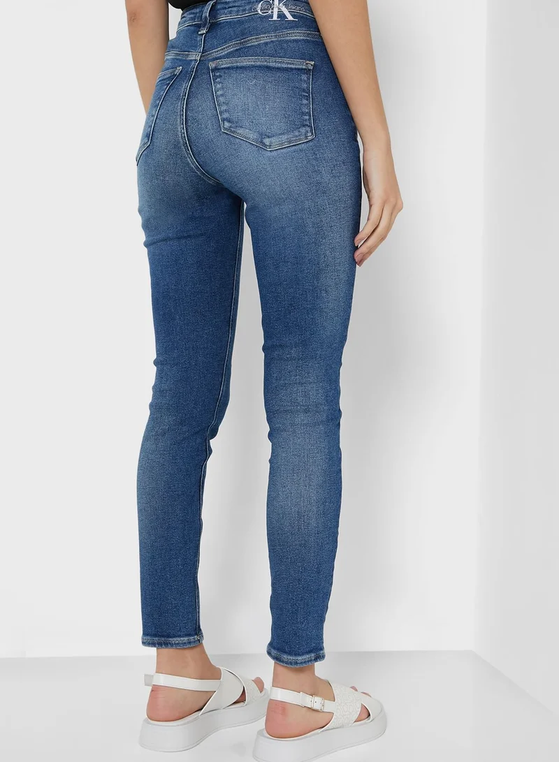 Calvin Klein Jeans High Waist Ankle Jeans