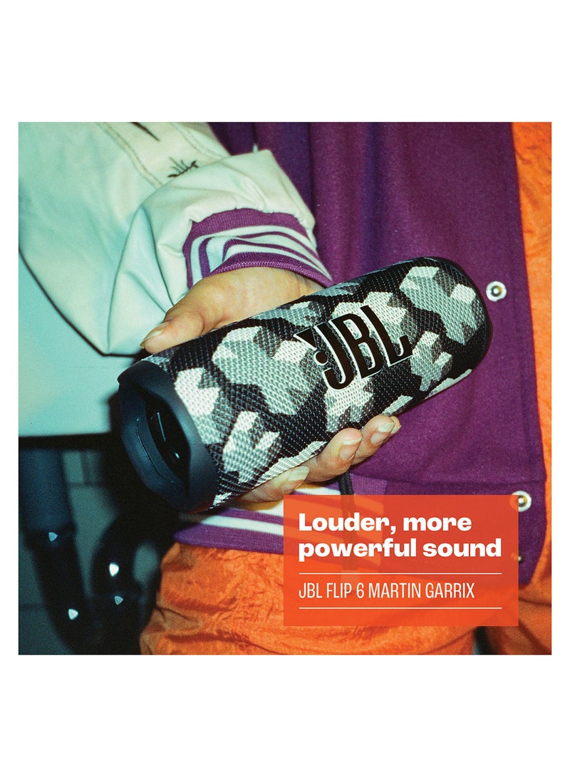 JBL Flip 6 Portable Speaker Co-Created With Martin Garrix Black - Image 2
