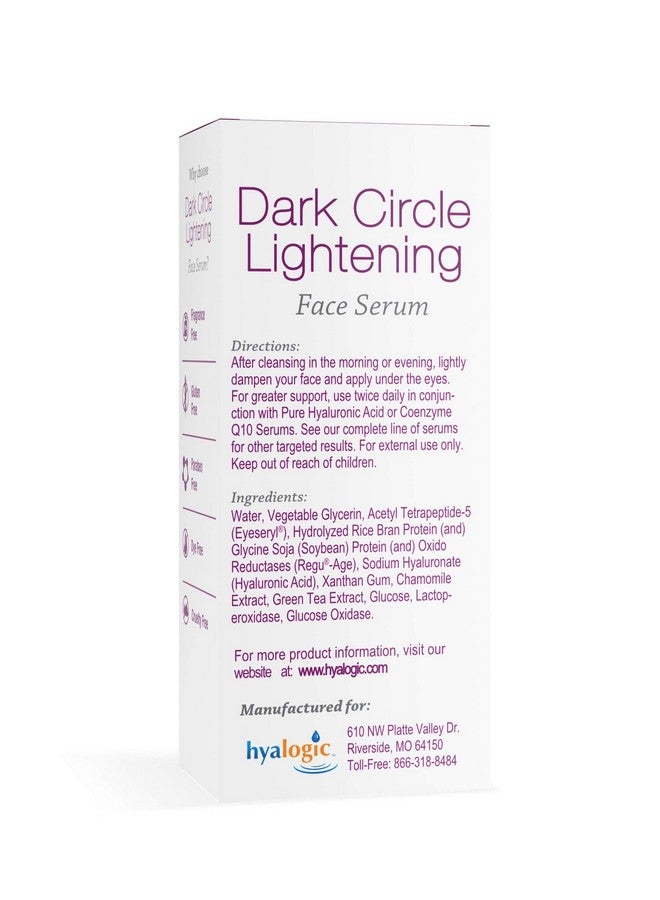هالوجيك سيروم هيالوجيك لتفتيح الهالات السوداء - يعالج الهالات السوداء تحت العين بحمض الهيالورونيك، وإيفيسريل، وريجيو-إيج - يهدئ البشرة ويغذيها ويجدد شبابها - 1 أونصة - Image 2