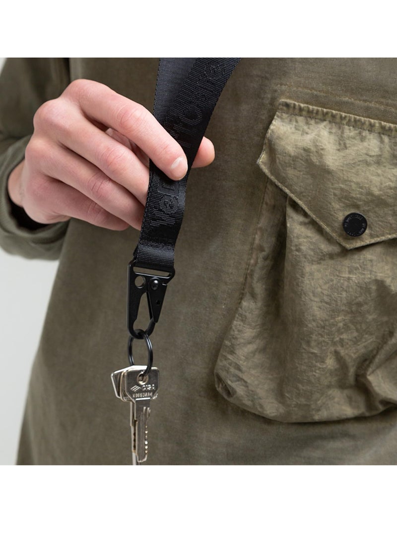 SYOSI Tactical Snap Hook 1-inch Car Keys Chain Clip Zinc Alloy Heavy Duty Keychain Attachments for Paracord Bracelets Indoor & Outdoor Hiking Fishing Camping Molle Bags 12 Sets  - Image 5