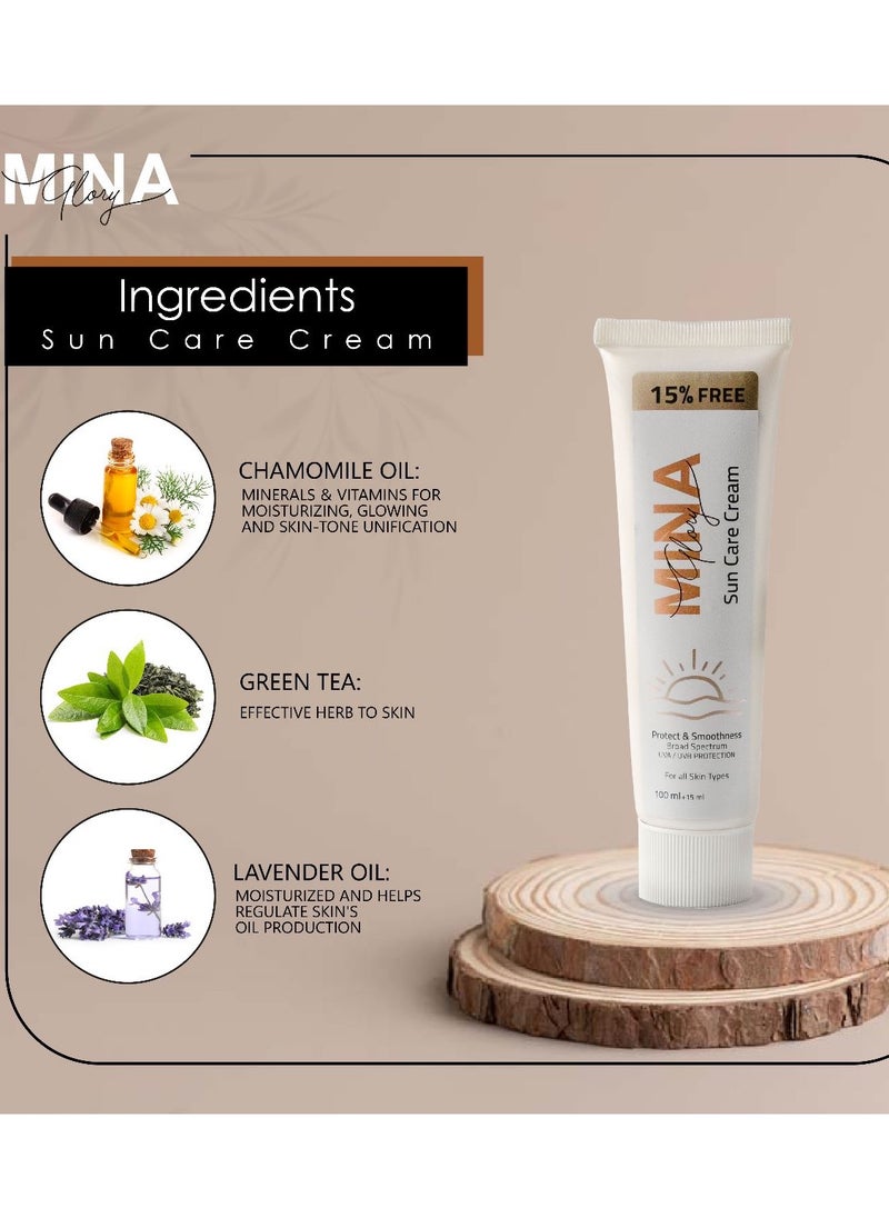 MINA Glory - Mina Glory SUN CARE CREAM 100ml - Image 1