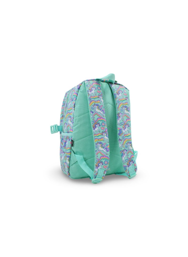 سميجل حقيبة ظهر Smiggle بتصميم وحيد القرن، مقاس 17 بوصة – لون أخضر نعناعي - Image 2